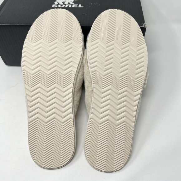Sorel Cream Fuzzy Slippers - Picture 8 of 8